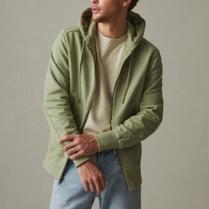 American Giant Men's Classic Full Zip Pale Sage 
Size: L